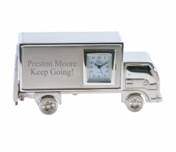 Custom Moving Truck Mini Desk Clock
